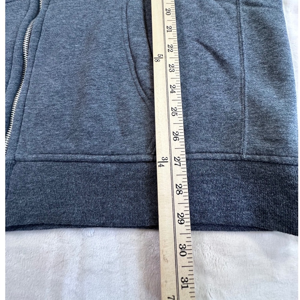 Abercrombie & Fitch Mens Soft Fleece Full Zip Hoodie Grey XXL NWT streetwear - Picture 5 of 6
